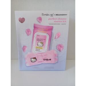 The Creme Shop x‎ Hello Kitty Cleanse starter Kit Headband & Makeup Wipes NEW!